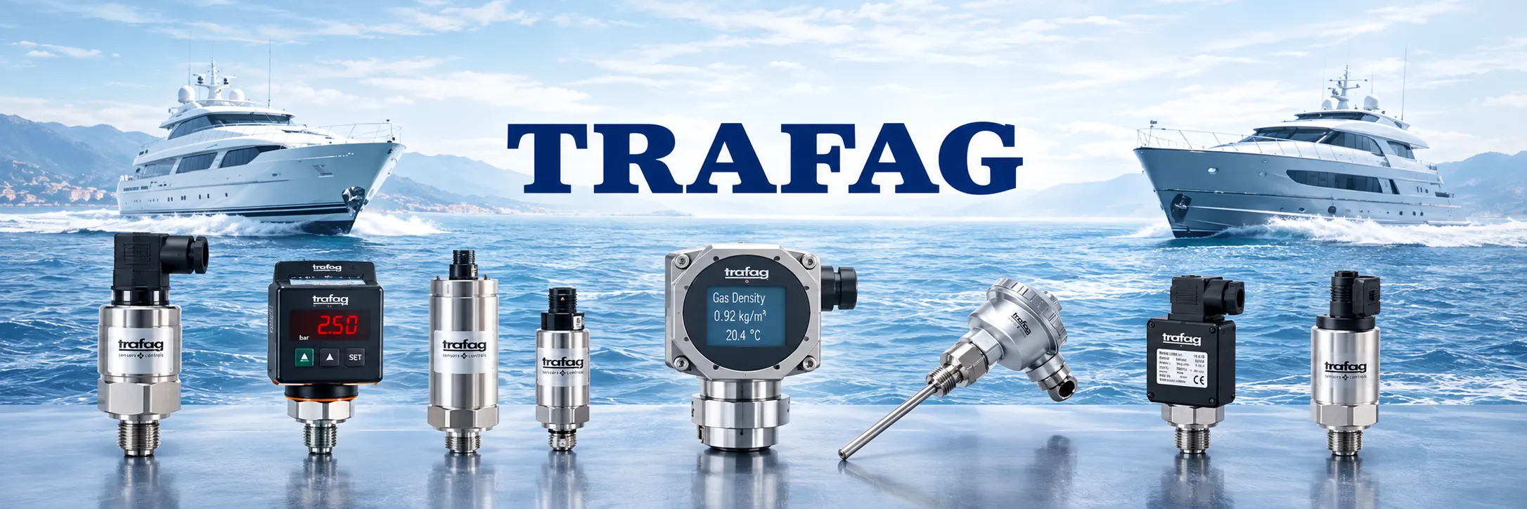 TRAFAG marine spare parts banner